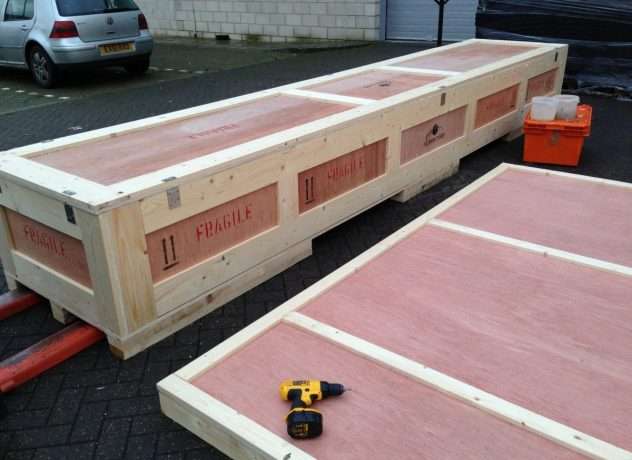 plywood packing cases for export